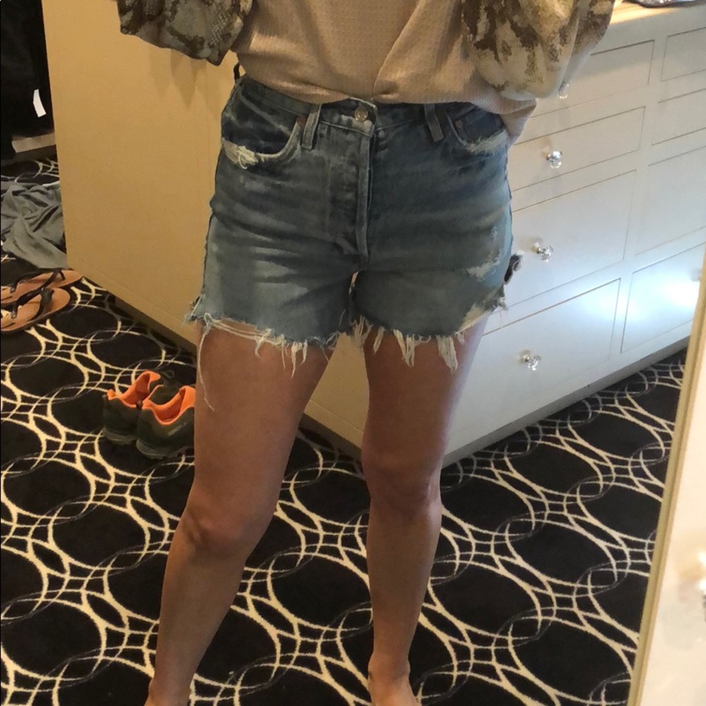 AGOLDE High Rise Denim Short